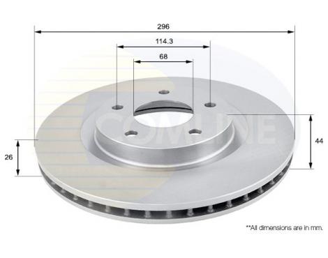 COMLINE Brake Disc Comline