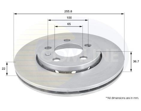 COMLINE Brake Disc Comline