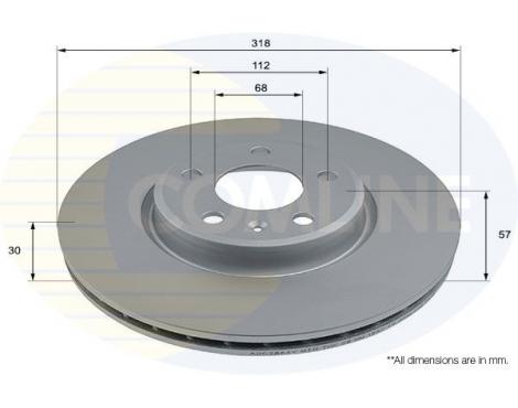 COMLINE Brake Disc Comline