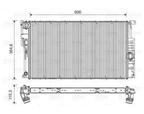 VALEO Engine cooling Radiator