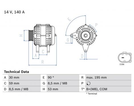 BOSCH Alternator