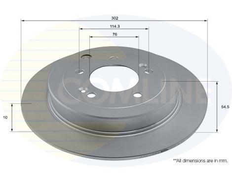 COMLINE Brake Disc Comline