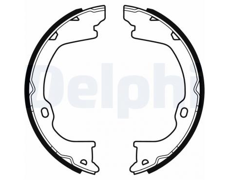 DELPHI Parking brake Brake Shoe Set