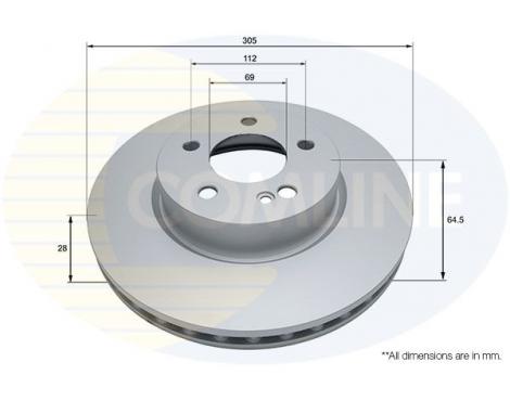 COMLINE Brake Disc Comline