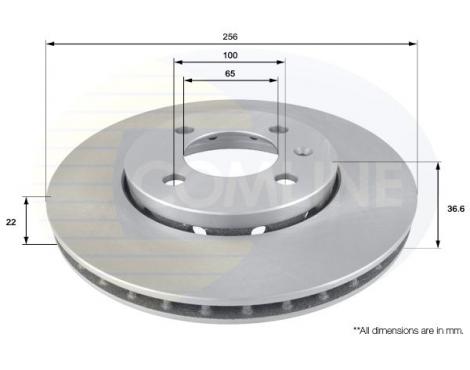 COMLINE Brake Disc Comline